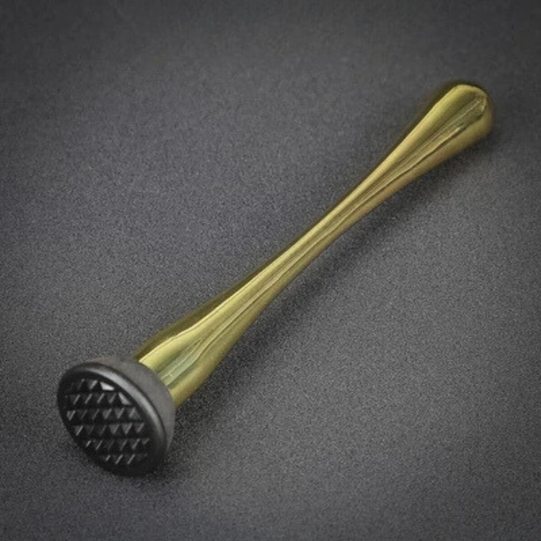 Macerador Socador em Aço Inox para Drinks com Base Texturizada