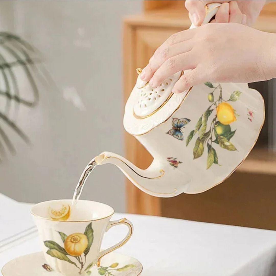 Bule 800ml Linha Limão Frescor Linha Limão Frescor007 Cozinha com Estilo