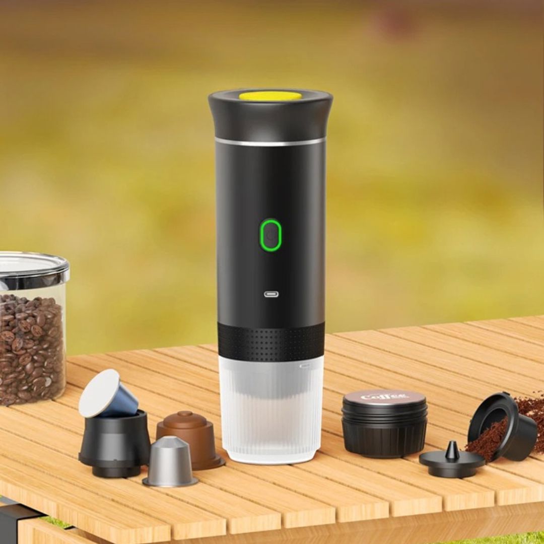 Cafeteira Expresso Portátil USB 3 em 1 – Máquina de Café com Aquecimento Sem Fio para Casa e Viagem Utilidades022 Cozinha com Estilo