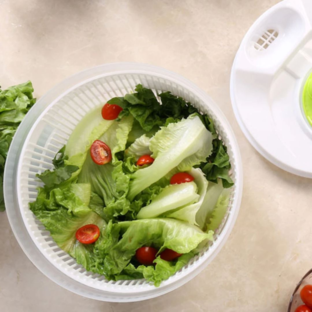 Centrífuga de Saladas Alface e Vegetais - Preparo Prático e Seguro Utilidades001 Cozinha com Estilo