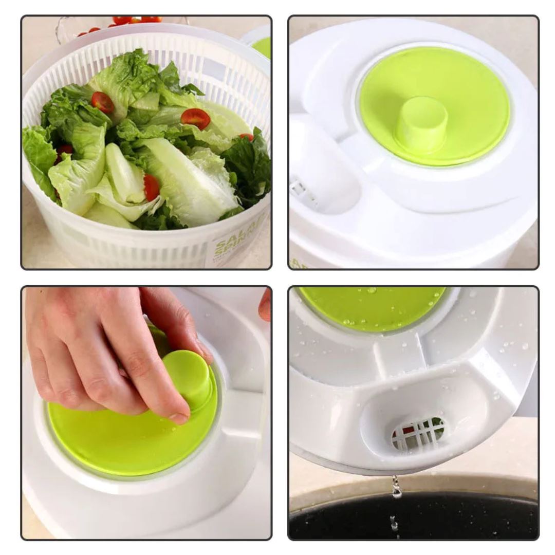 Centrífuga de Saladas Alface e Vegetais - Preparo Prático e Seguro Utilidades001 Cozinha com Estilo