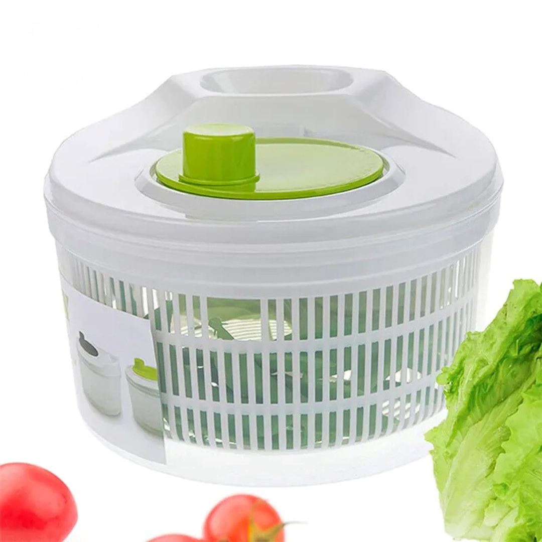 Centrífuga de Saladas Alface e Vegetais - Preparo Prático e Seguro Utilidades001 Cozinha com Estilo
