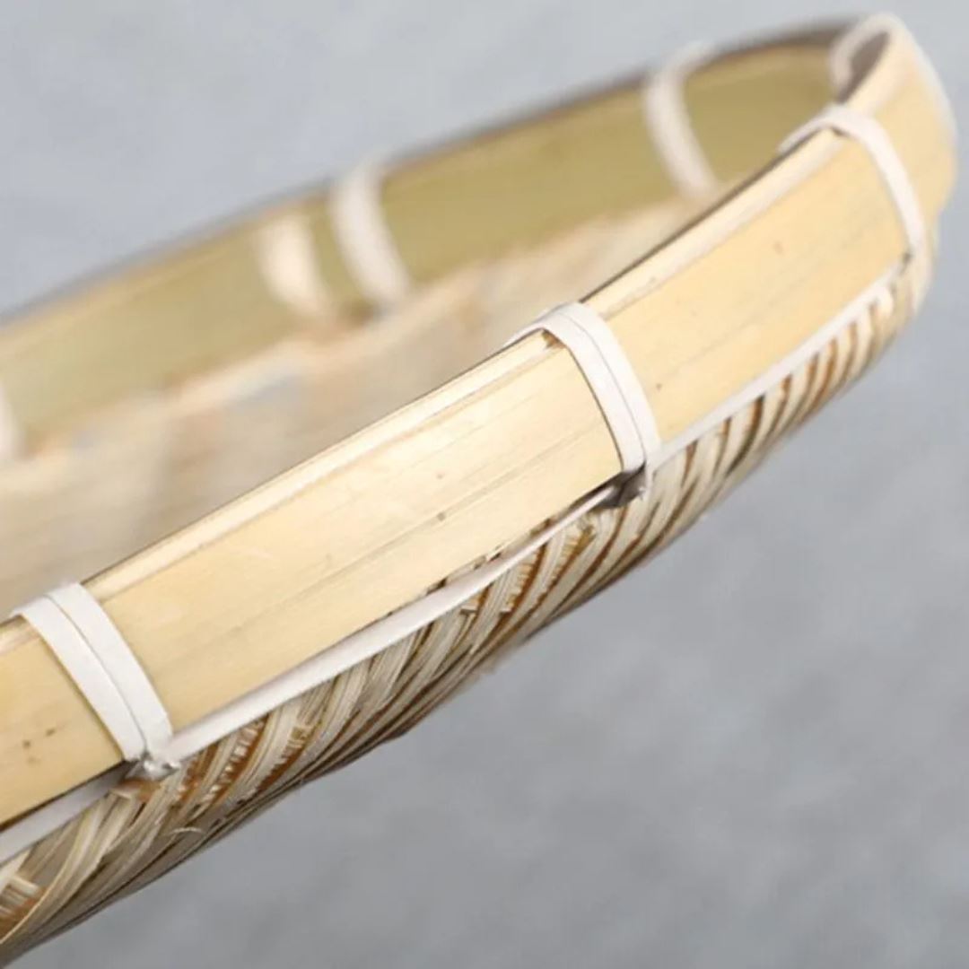 Cesta Circular Anti-Mosquito - Proteção e Estilo para Servir Alimentos Bambu006 Cozinha com Estilo