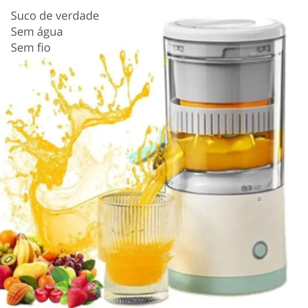 Espremedor de Frutas USB - Juicer Elétrico Inox Utilidades004 Cozinha com Estilo