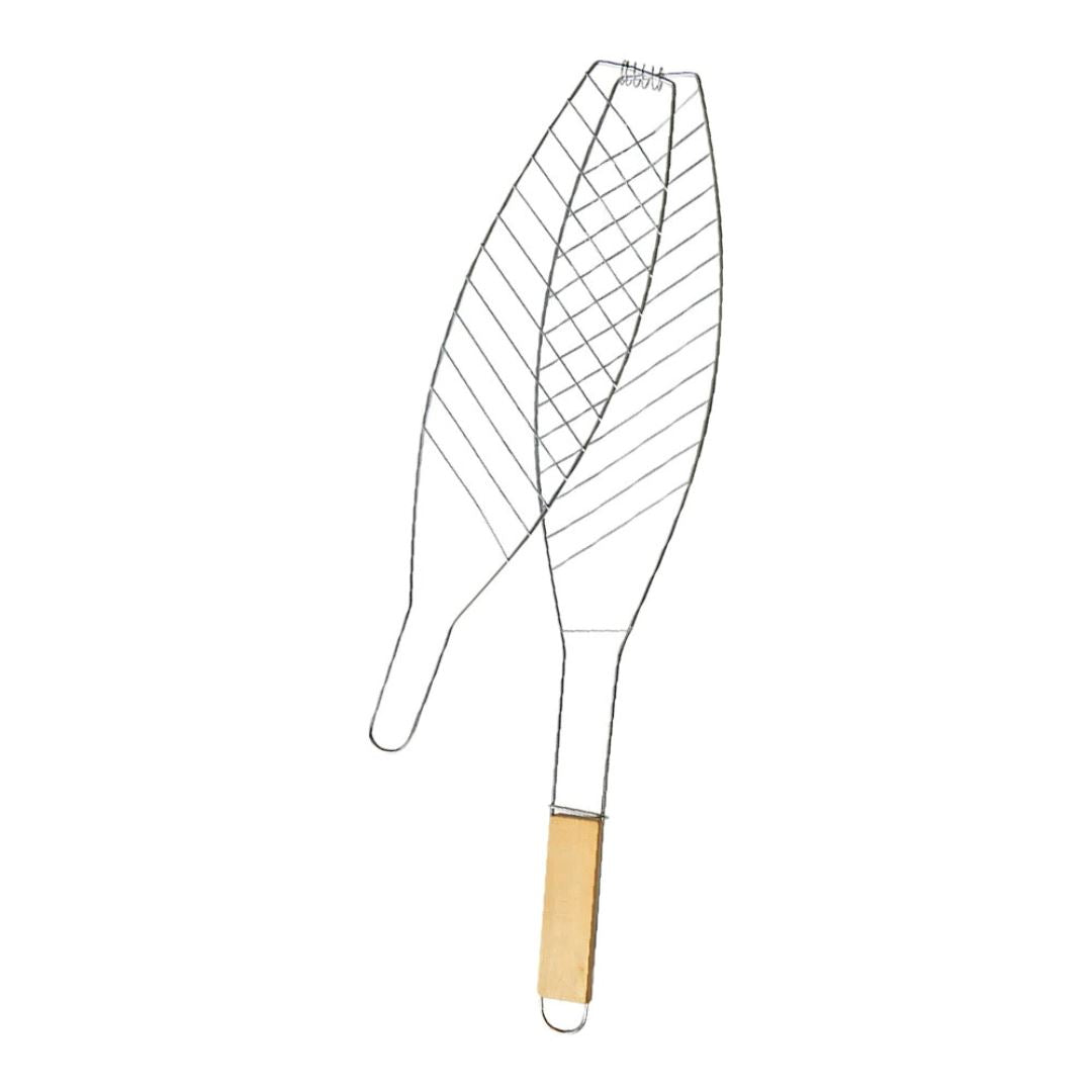 Grelha Tipo Cesto para Peixe - Praticidade para seu Churrasco Churrasco034 Cozinha com Estilo