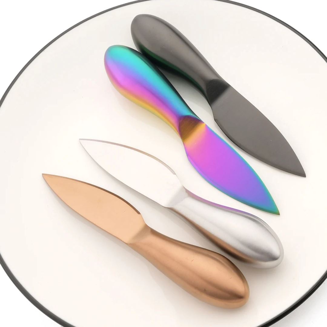 Kit para Queijos em Aço Inoxidável - Utensílios Elegantes Mesa Posta010 Cozinha com Estilo