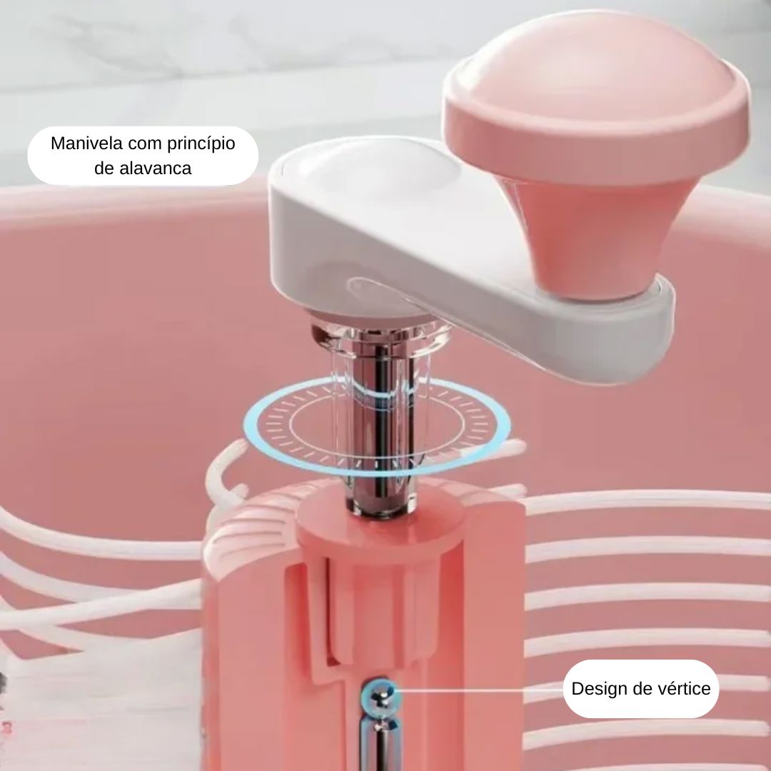 Lavadora de Frutas e Legumes com Escova Giratória e Escorredor Utilidades023 Cozinha com Estilo