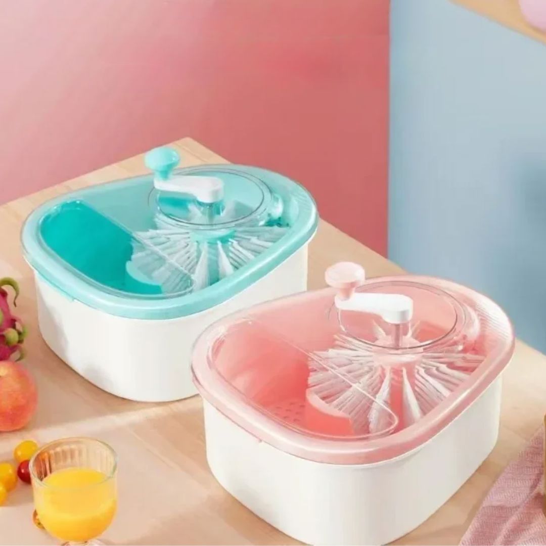 Lavadora de Frutas e Legumes com Escova Giratória e Escorredor Utilidades023 Cozinha com Estilo
