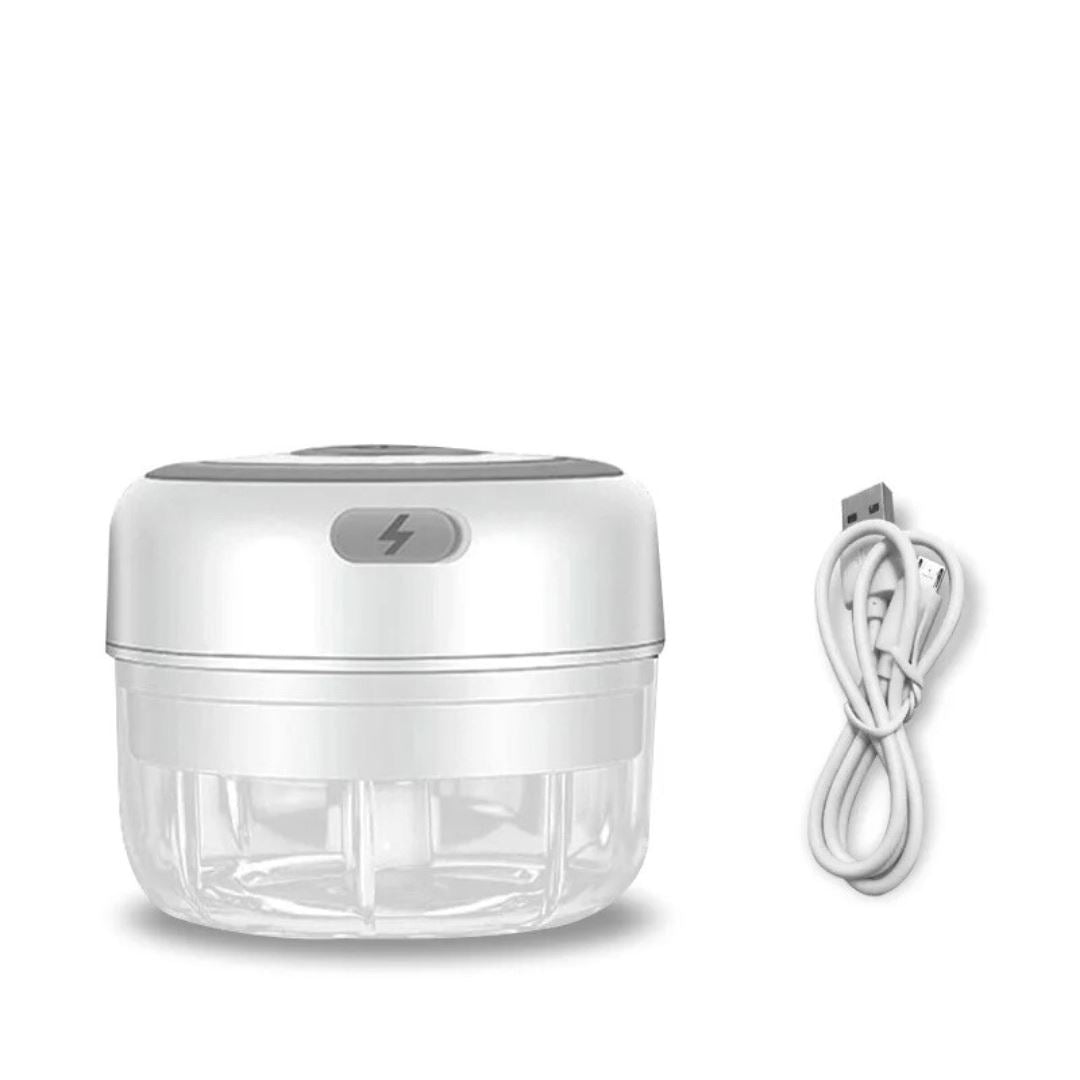 Mini Processador de Alimentos Elétrico Portátil - Triturador de Ingredientes Utilidades006 Cozinha com Estilo Branco 100ml