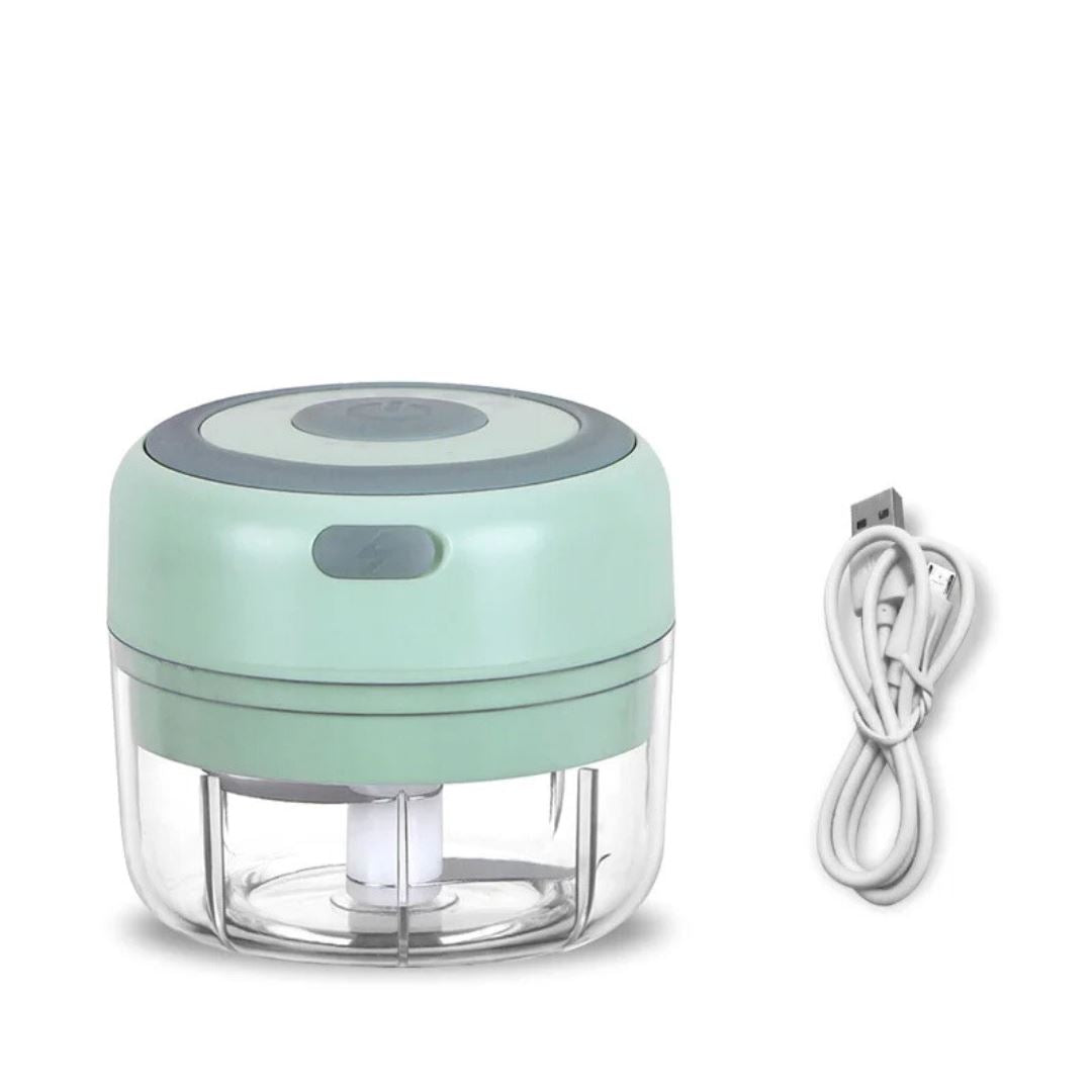 Mini Processador de Alimentos Elétrico Portátil - Triturador de Ingredientes Utilidades006 Cozinha com Estilo Verde 100ml