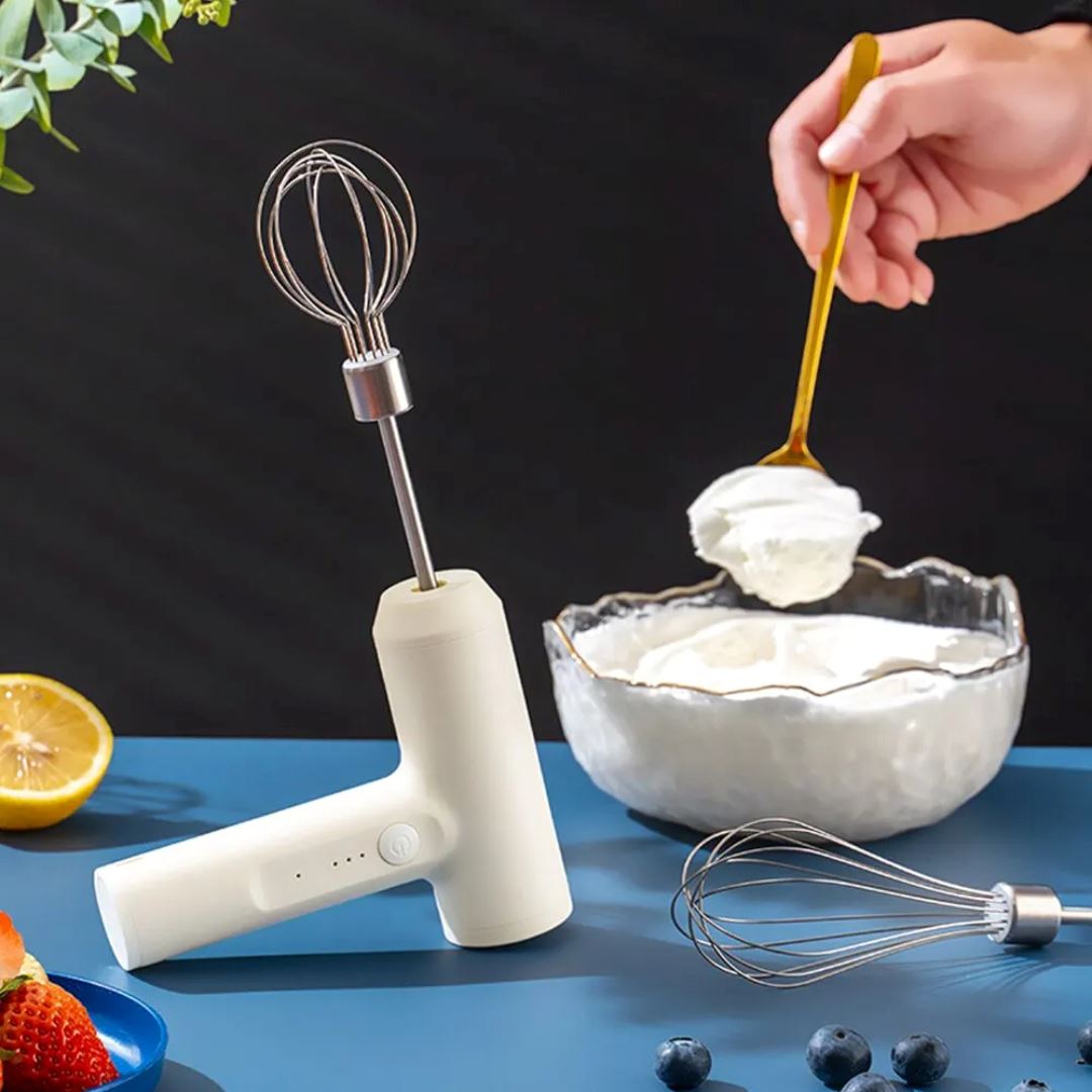 Misturador Elétrico Sem Fio - Para Preparar com Facilidade e Precisão Utilidades007 Cozinha com Estilo