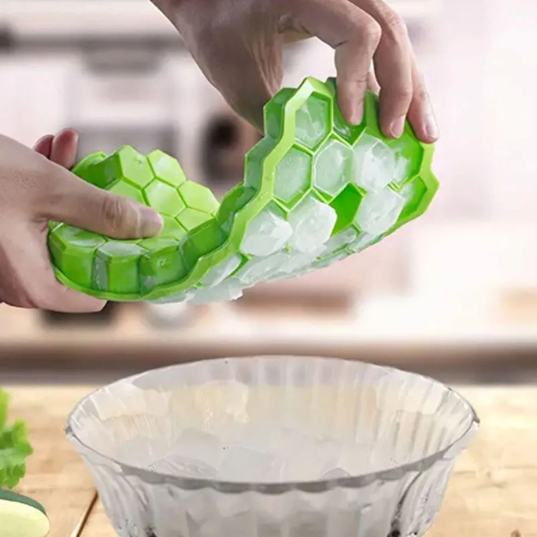Molde Criativo para Gelo - Bandejas de Silicone Reutilizáveis Utilidades015 Cozinha com Estilo