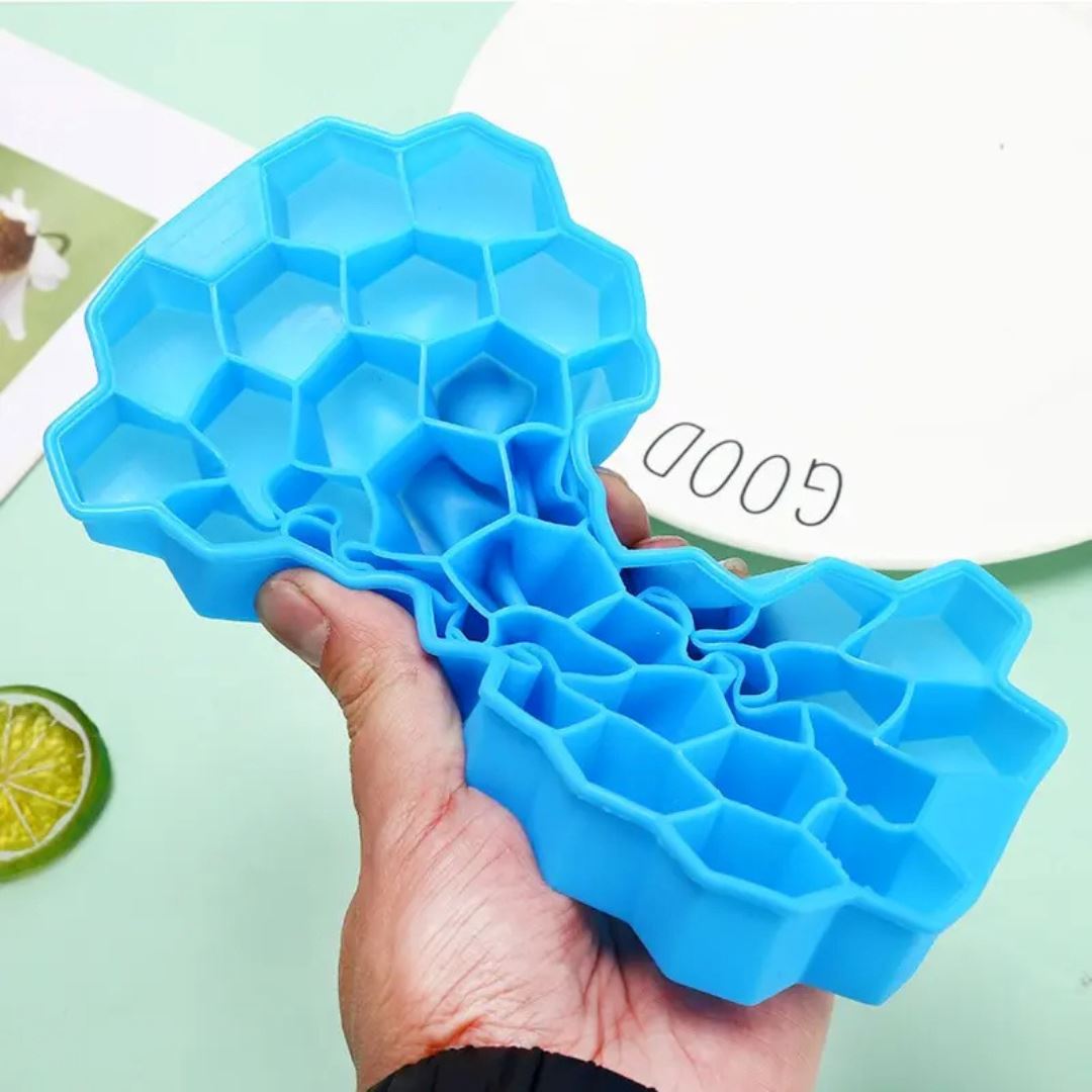 Molde Criativo para Gelo - Bandejas de Silicone Reutilizáveis Utilidades015 Cozinha com Estilo