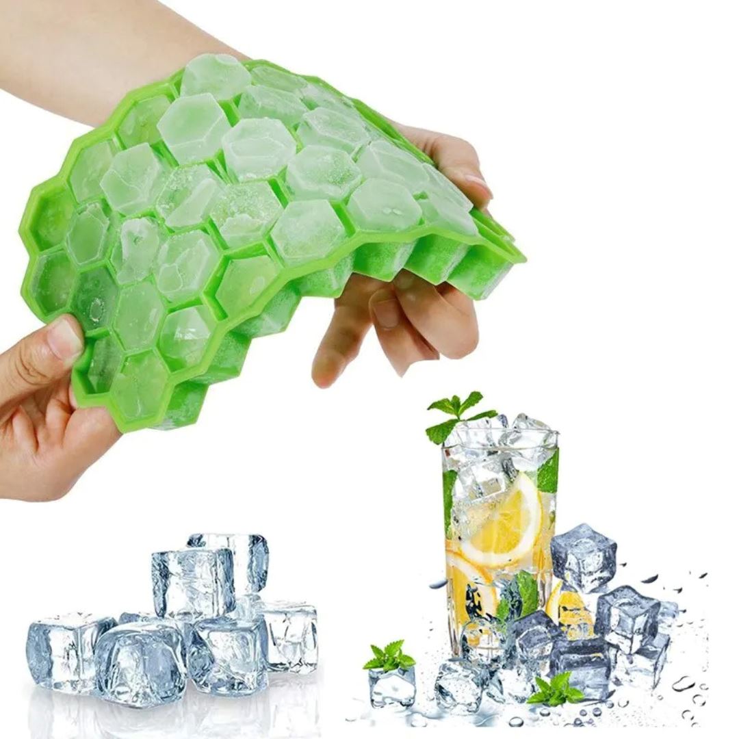 Molde Criativo para Gelo - Bandejas de Silicone Reutilizáveis Utilidades015 Cozinha com Estilo