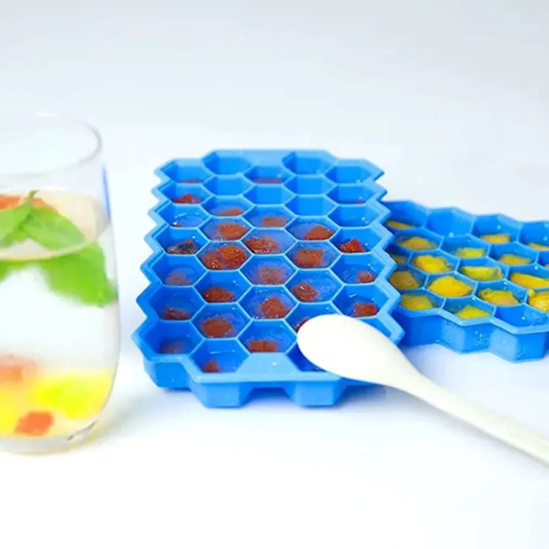 Molde Criativo para Gelo - Bandejas de Silicone Reutilizáveis Utilidades015 Cozinha com Estilo
