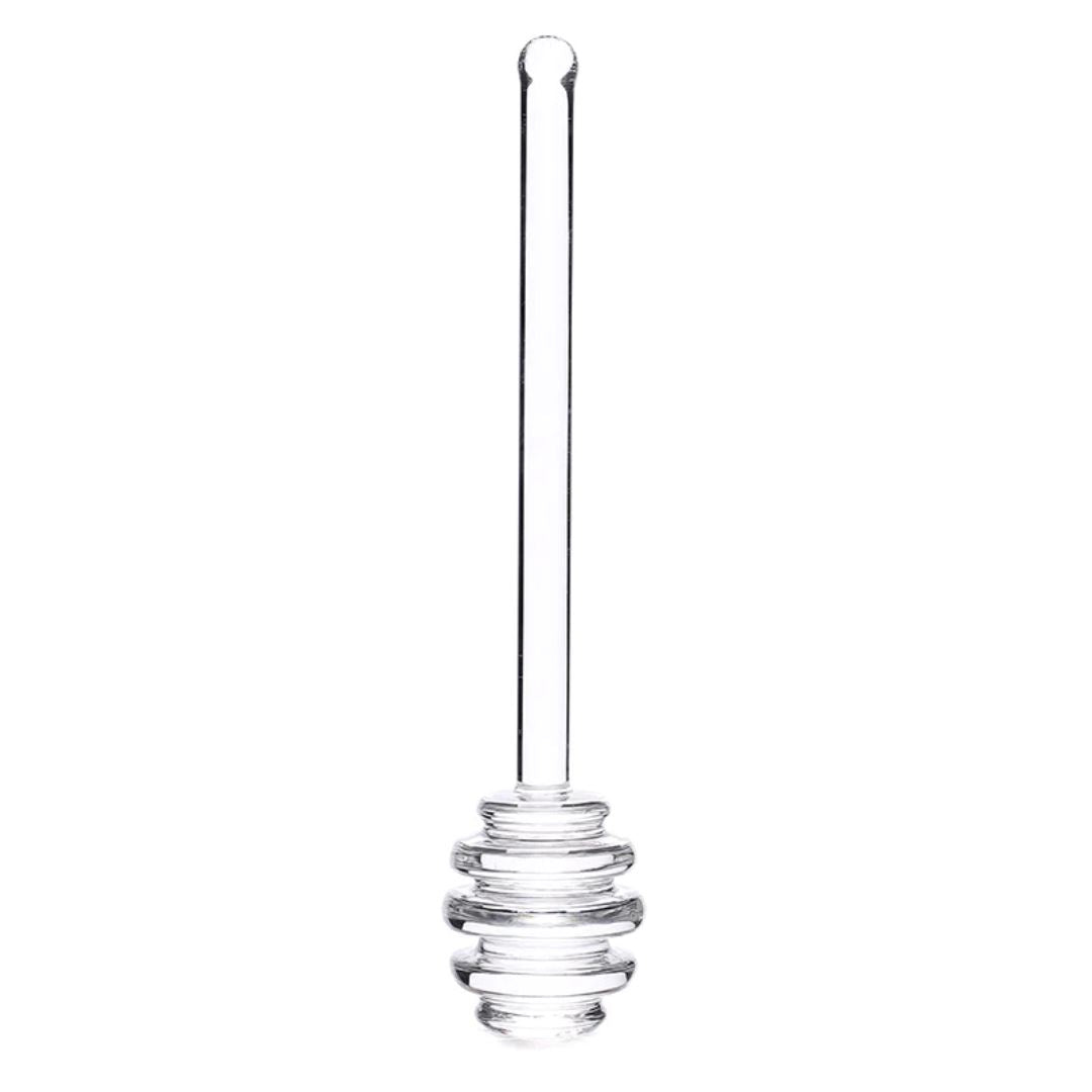Pote de Mel com colher de Vidro - Elegância para Armazenamento na Cozinha Mesa Posta031 Cozinha com Estilo