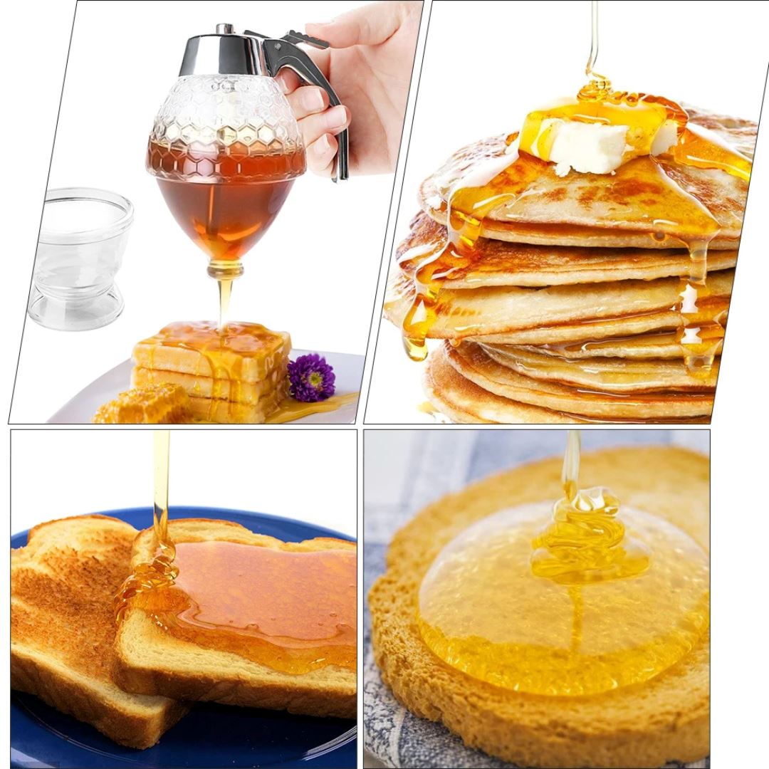 Pote Dosador de Mel - Praticidade e Elegância para sua Mesa Mesa Posta047 Cozinha com Estilo