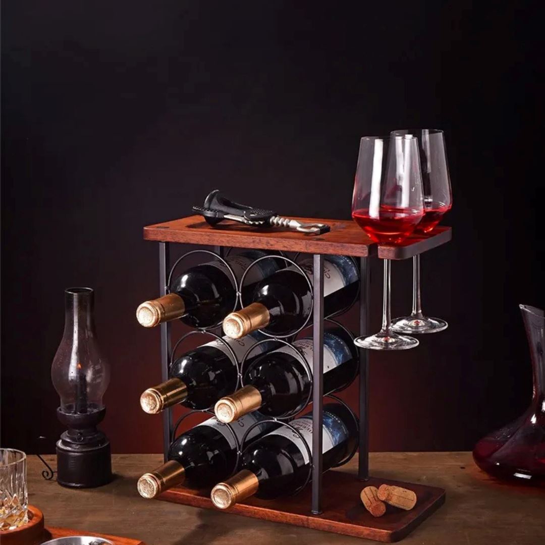 Rack Clássico para Armazenamento de Garrafas - Sofisticação para seu Bar Decoração013 Cozinha com Estilo