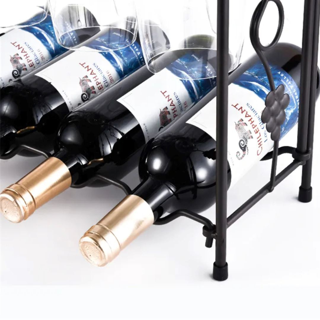 Suporte Organizador de Vinhos - Elegância para sua Coleção Decoração012 Cozinha com Estilo