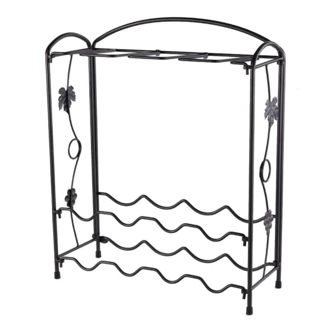Suporte Organizador de Vinhos - Elegância para sua Coleção Decoração012 Cozinha com Estilo