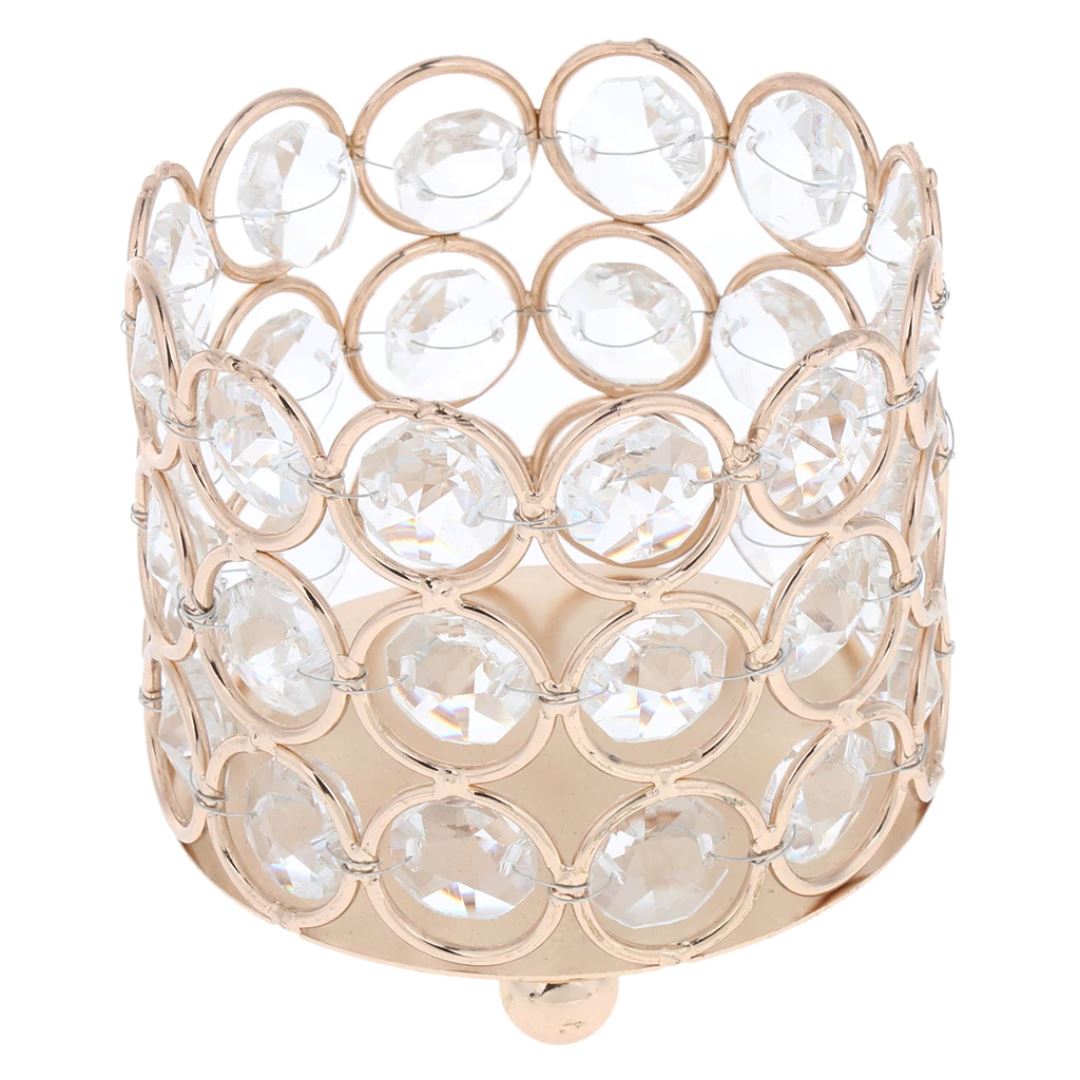 Suporte Versátil para Velas - Elegância para sua Mesa Decoração005 Cozinha com Estilo Dourado 7cm