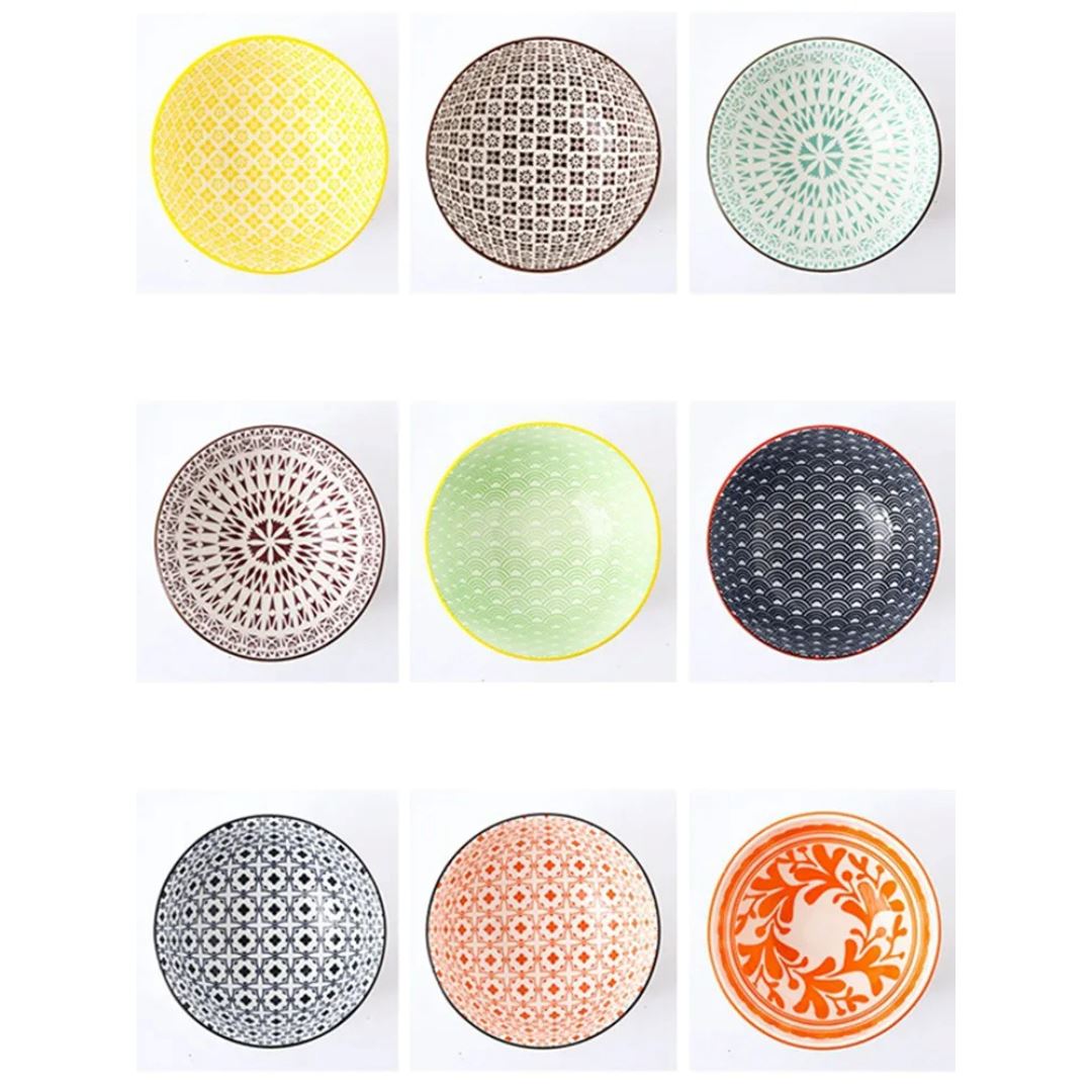 Tigela de Cerâmica Pintada à Mão - Elegância e Estilo para sua Mesa Linha Premium021 Cozinha com Estilo