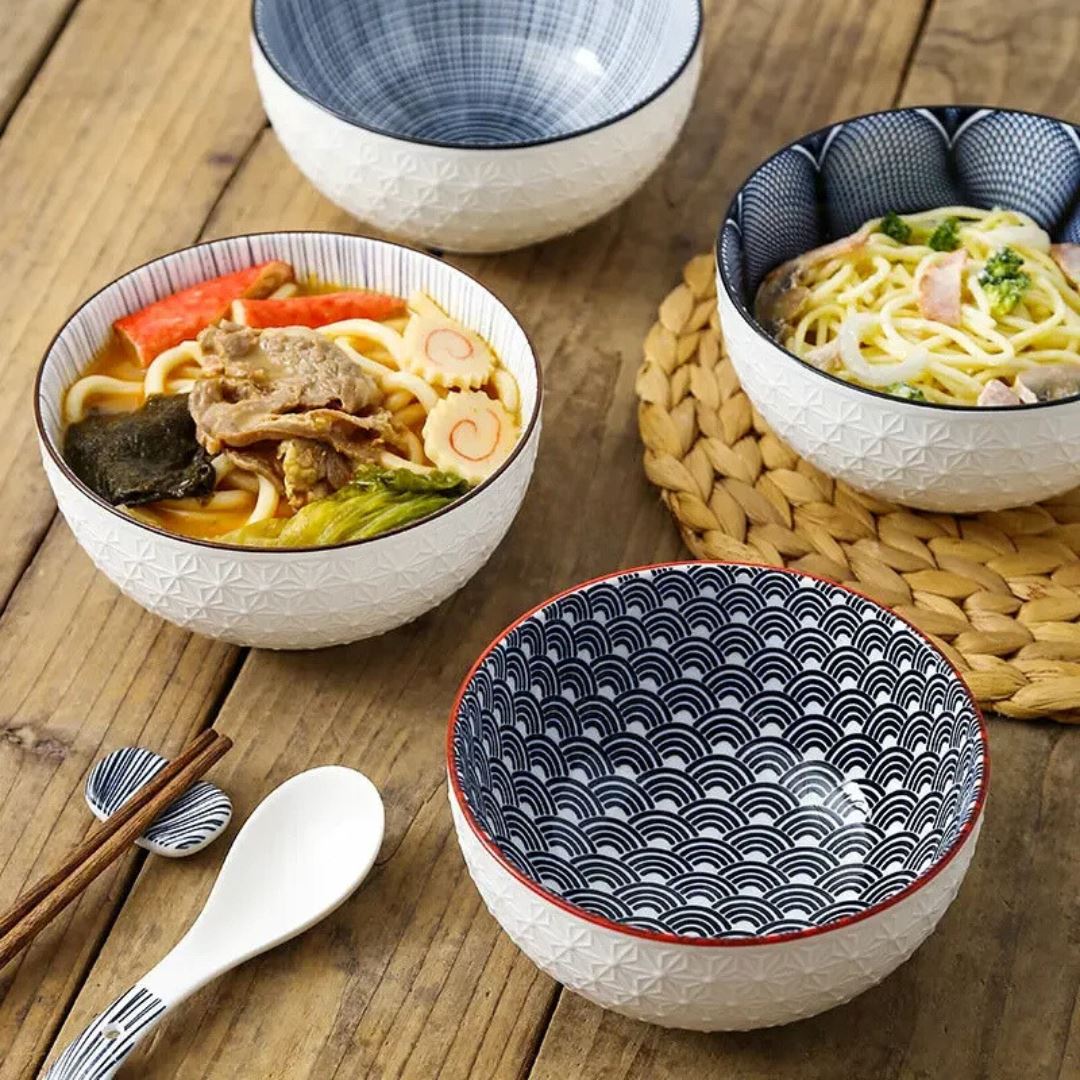 Tigela de Cerâmica Pintada à Mão - Elegância e Estilo para sua Mesa Linha Premium021 Cozinha com Estilo