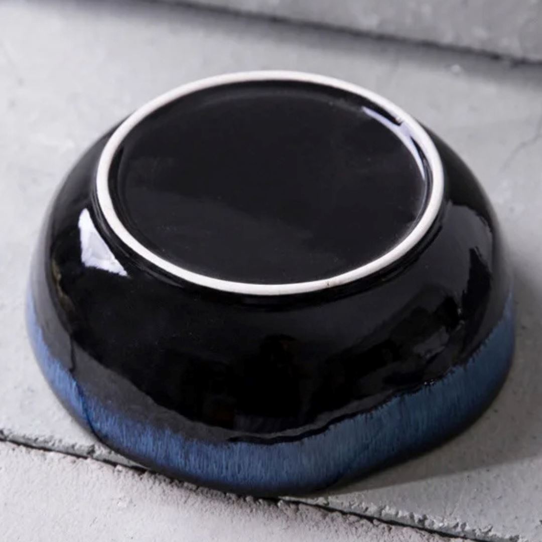 Tigela de Salada Cerâmica Azul - Elegantes e Ótima Capacidade para Servir Mesa Posta046 Cozinha com Estilo
