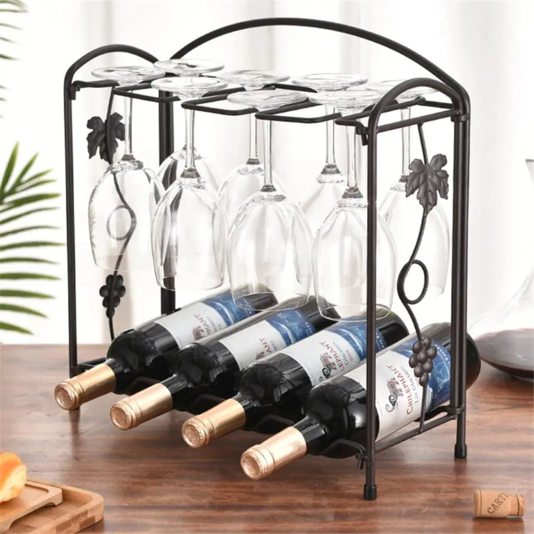 Suporte Organizador de Vinhos - Elegância para sua Coleção