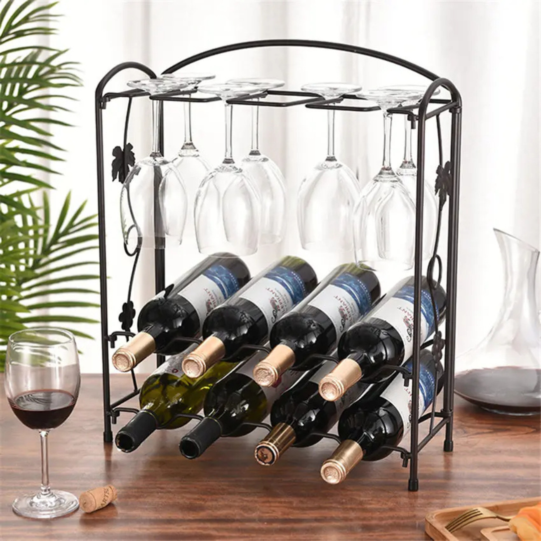 Suporte Organizador de Vinhos - Elegância para sua Coleção