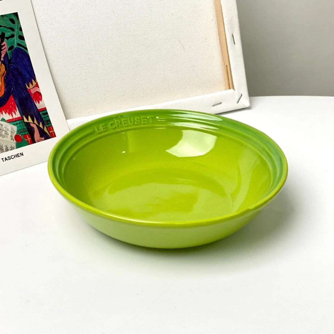 Louça de Cozinha em Porcelana - Prato Elegante para Massas e Saladas (Bowl)