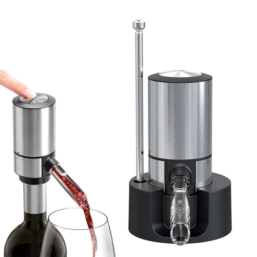 Aerador Automático de Vinho - Experiência Sofisticada com Aeração Instantânea Vinho016 Cozinha com Estilo 