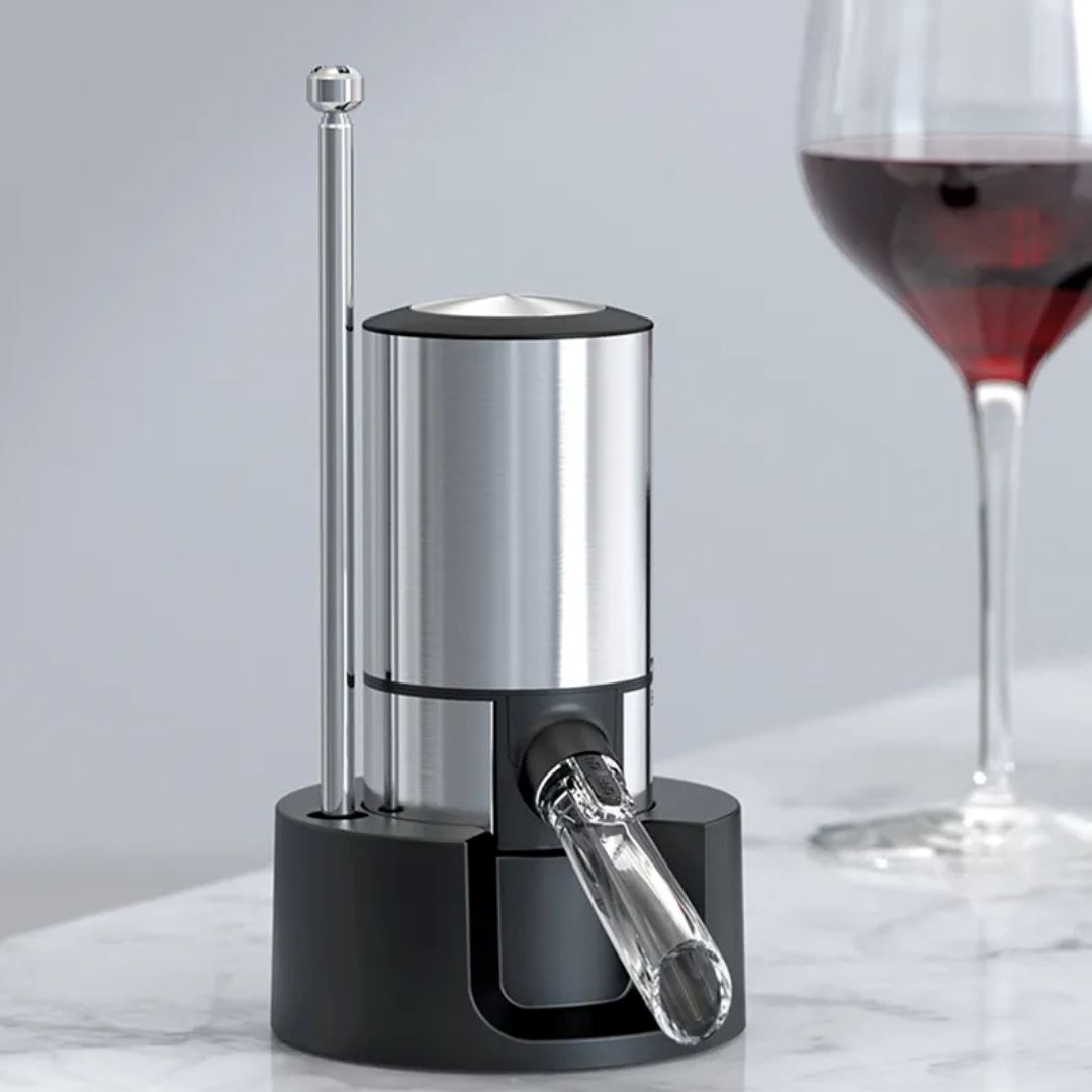 Aerador Automático de Vinho - Experiência Sofisticada com Aeração Instantânea Vinho016 Cozinha com Estilo 