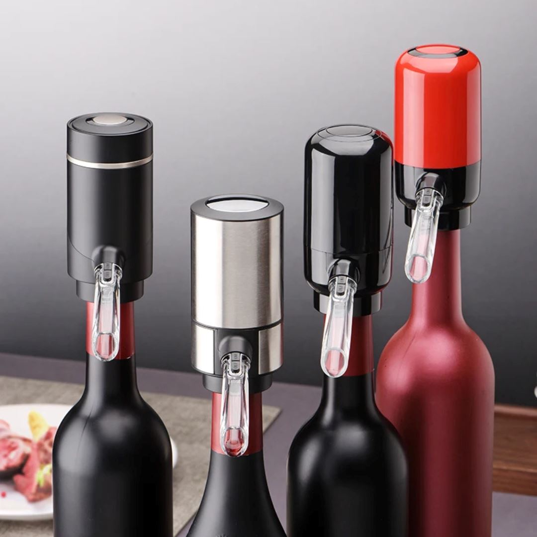 Aerador Automático de Vinho - Experiência Sofisticada com Aeração Instantânea Vinho016 Cozinha com Estilo 