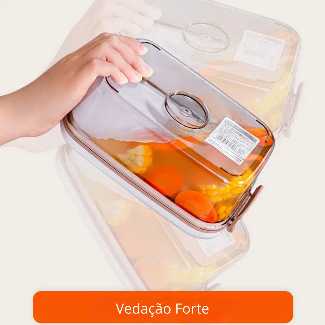 Armazenador a Vácuo de Alimentos - Selador Prático para Cozinha Organizada Cozinha com Estilo 