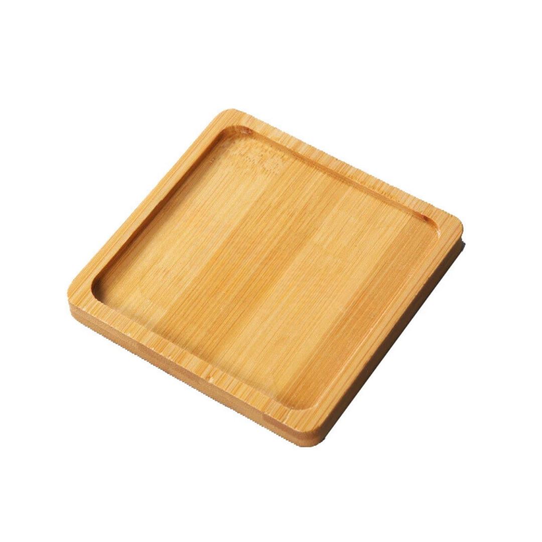 Bandeja de Bambu para Decoração Elegante - Sustentabilidade e Estilo em Casa Mesa Posta001 Cozinha com Estilo Quadrada 9cmx9cm 