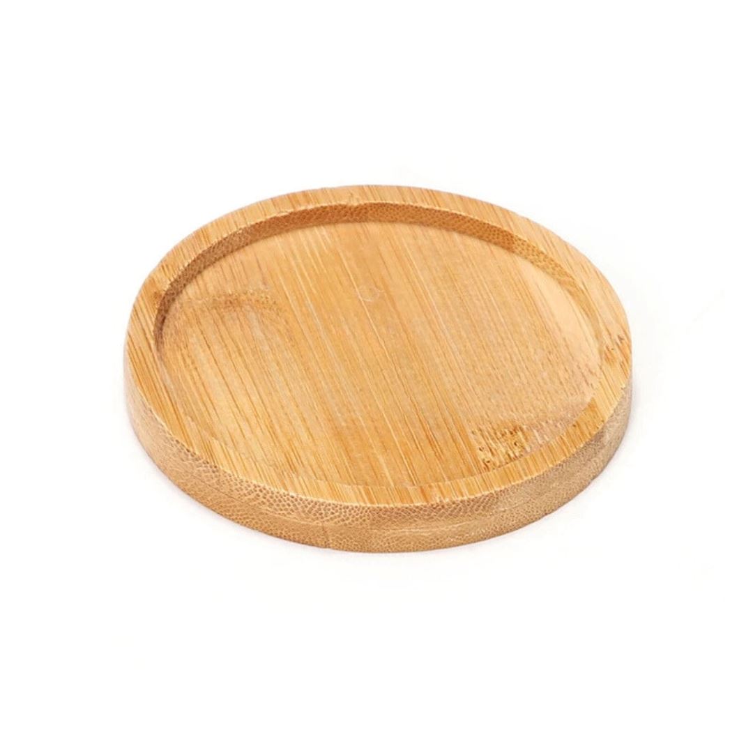 Bandeja de Bambu para Decoração Elegante - Sustentabilidade e Estilo em Casa Mesa Posta001 Cozinha com Estilo Redonda 8.5cm 