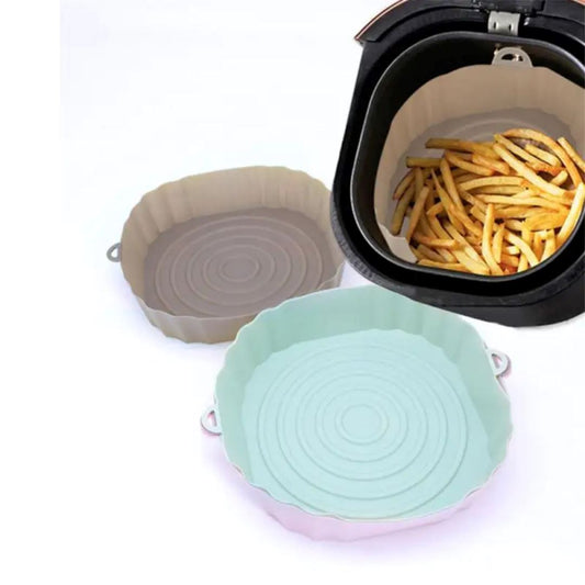 Bandeja Reutilizável de Silicone para Air Fryer - Facilidade na Limpeza Forno e Fogão001 Cozinha com Estilo 