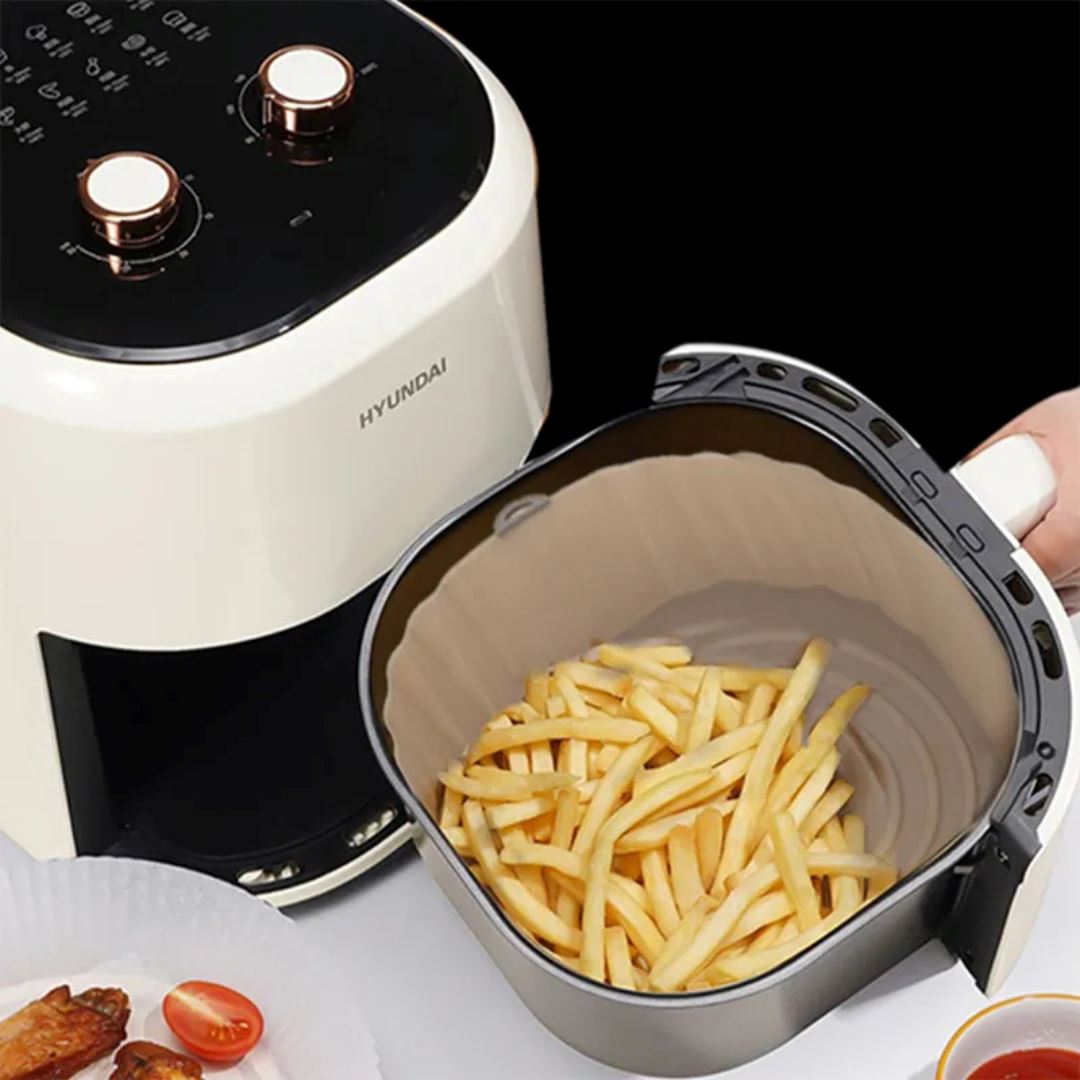 Bandeja Reutilizável de Silicone para Air Fryer - Facilidade na Limpeza Forno e Fogão001 Cozinha com Estilo 