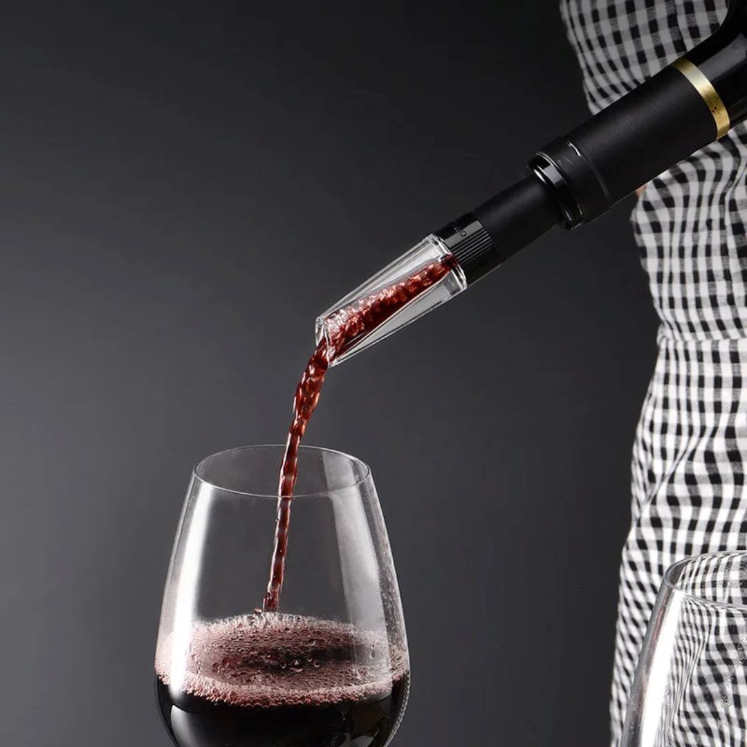 Bicos Pourer e Decanter para Vinho - Sofisticação Garantida Cozinha com Estilo 