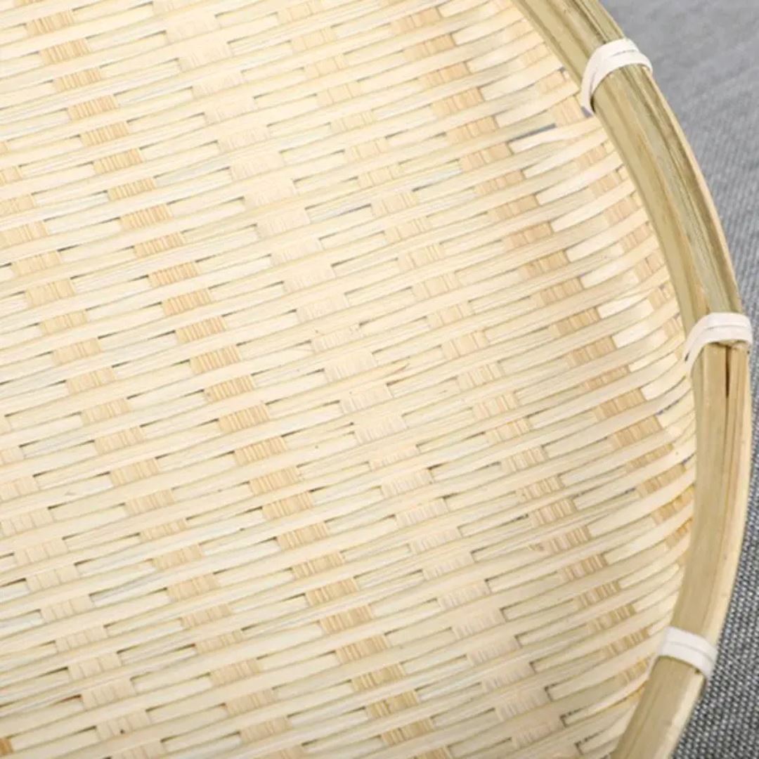 Cesta Circular Anti-Mosquito - Proteção e Estilo para Servir Alimentos Bambu006 Cozinha com Estilo 