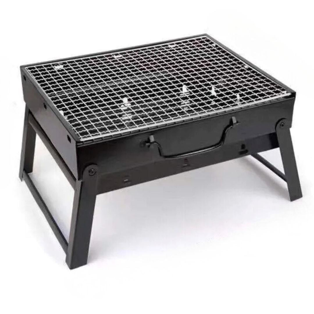 Churrasqueira Dobrável para Camping - Grill Compacto e Portátil Churrasco Cozinha com Estilo 27x35x20cm 