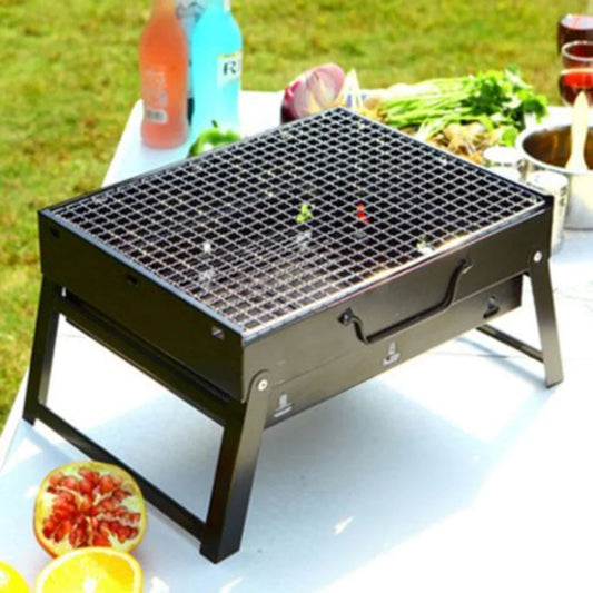 Churrasqueira Dobrável para Camping - Grill Compacto e Portátil Churrasco Cozinha com Estilo 