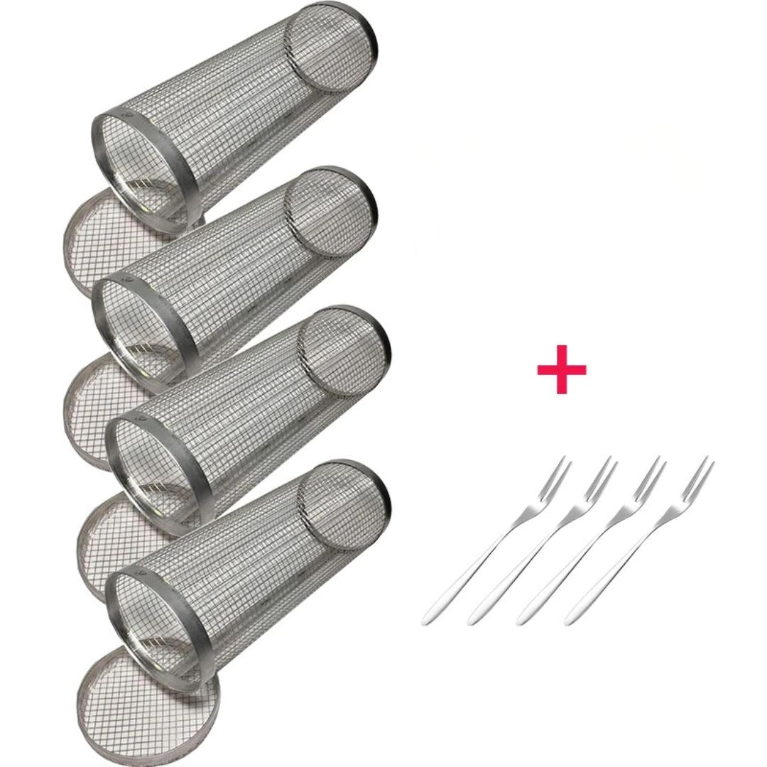 Cesta Cil ndrica Em A o Inox Para Grelhar Legumes Cozinha Com Estilo cesta-cil-ndrica-em-a-o-inox-para-grelhar-legumes-cozinha-com-estilo