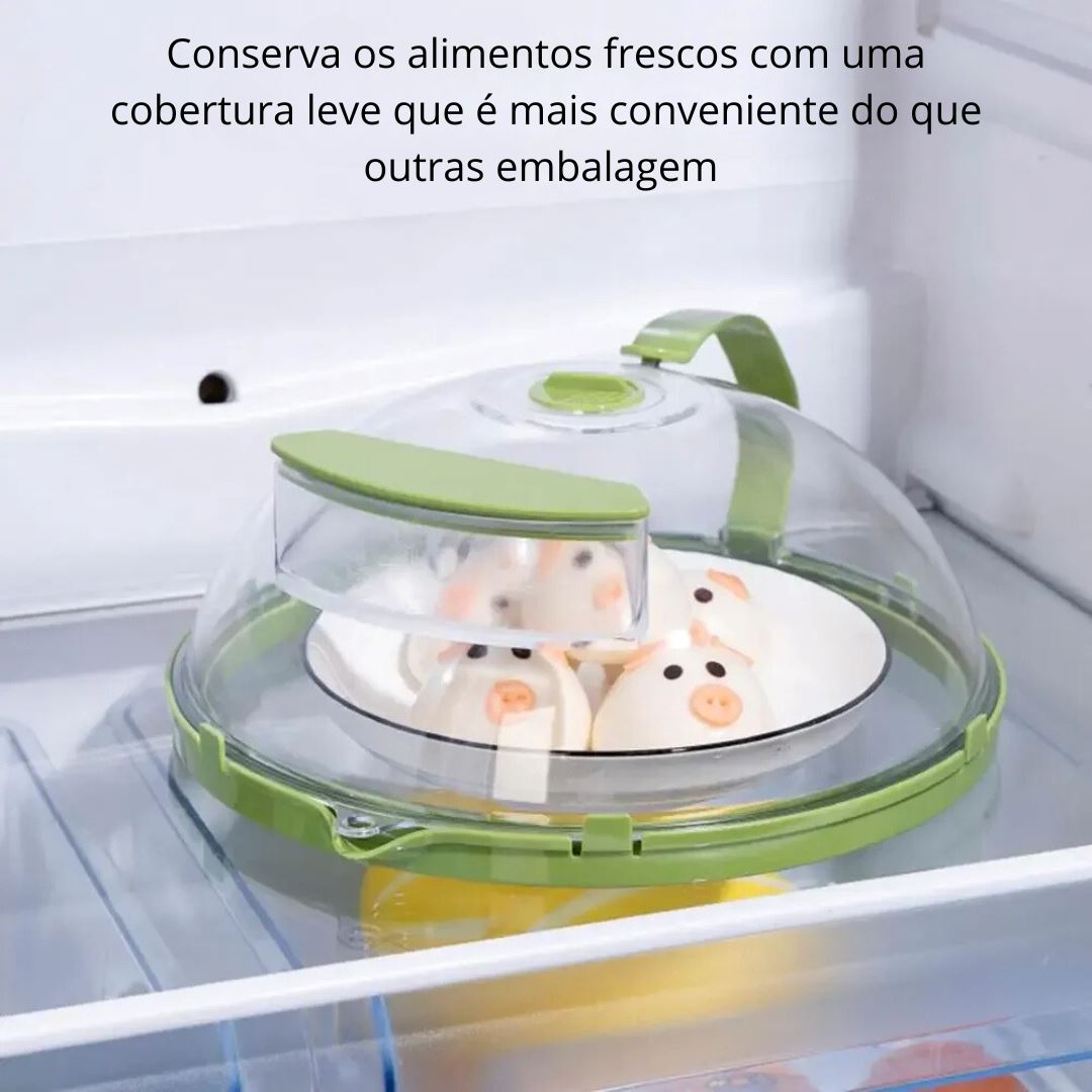 Cobertura Protetora Térmica Reutilizável para Alimentos - Resistente a Salpicos e Alta Temperatura Utilidades019 Cozinha com Estilo 