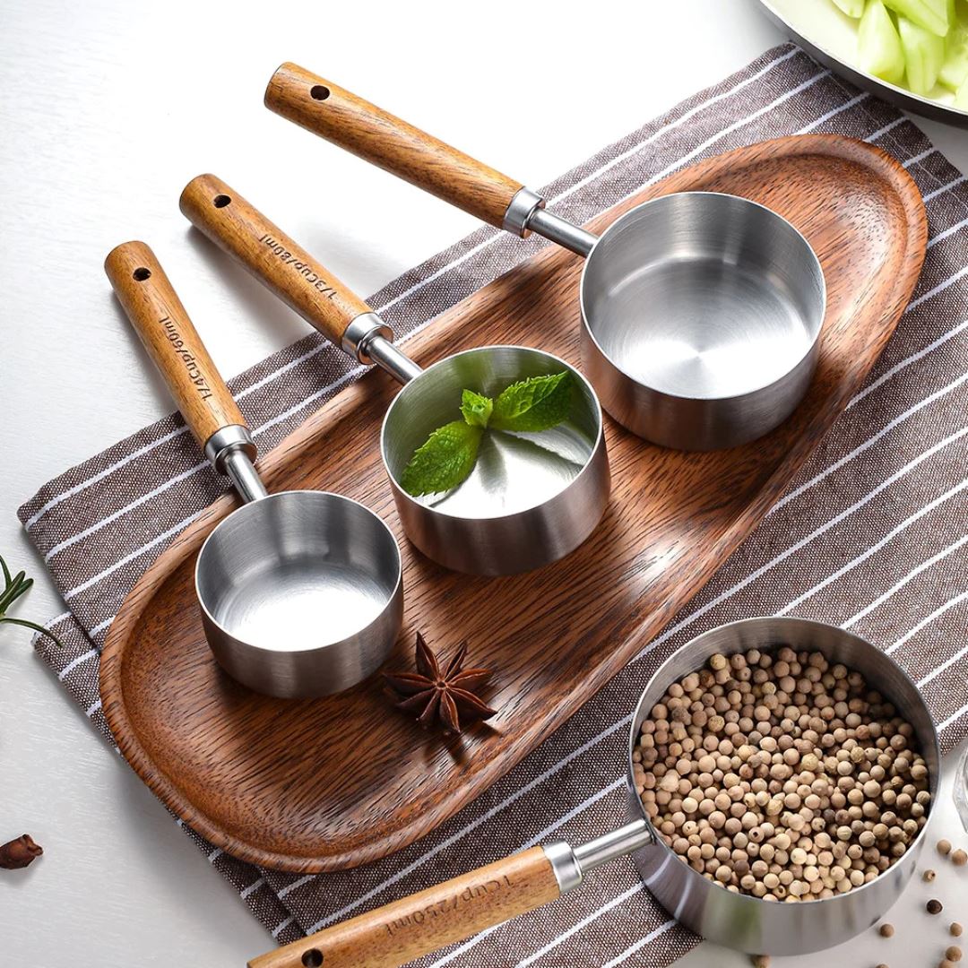 Colher de Medição em Madeira - Prática e Elegante para sua Cozinha Clube do Chá008 Cozinha com Estilo 