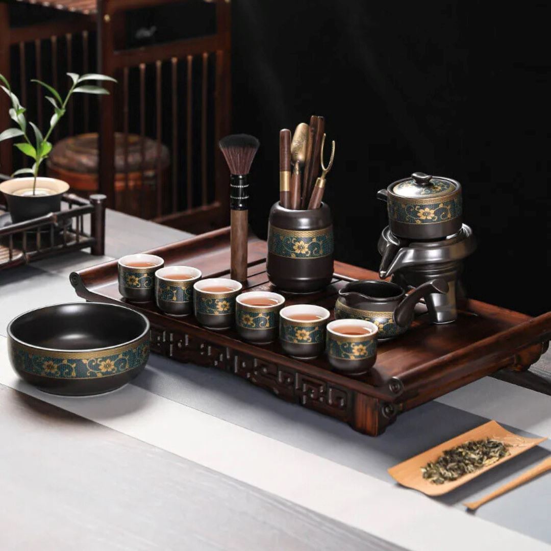 Conjunto de Chá em Porcelana Chinesa - Design Exclusivo Clube do Chá015 Cozinha com Estilo 