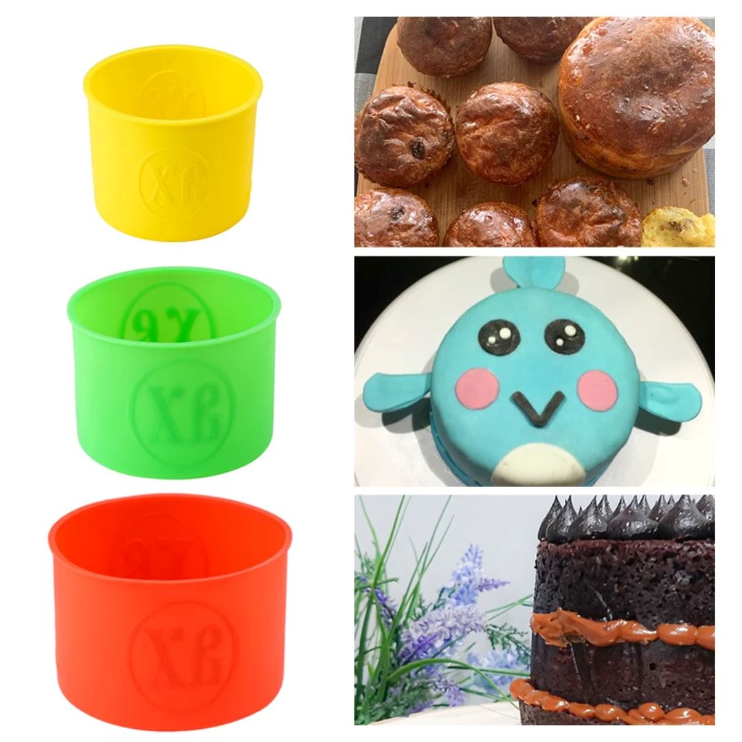 Conjunto de Moldes de Silicone para Bolos e Doces - Diversos Formatos Forno e Fogão008 Cozinha com Estilo 