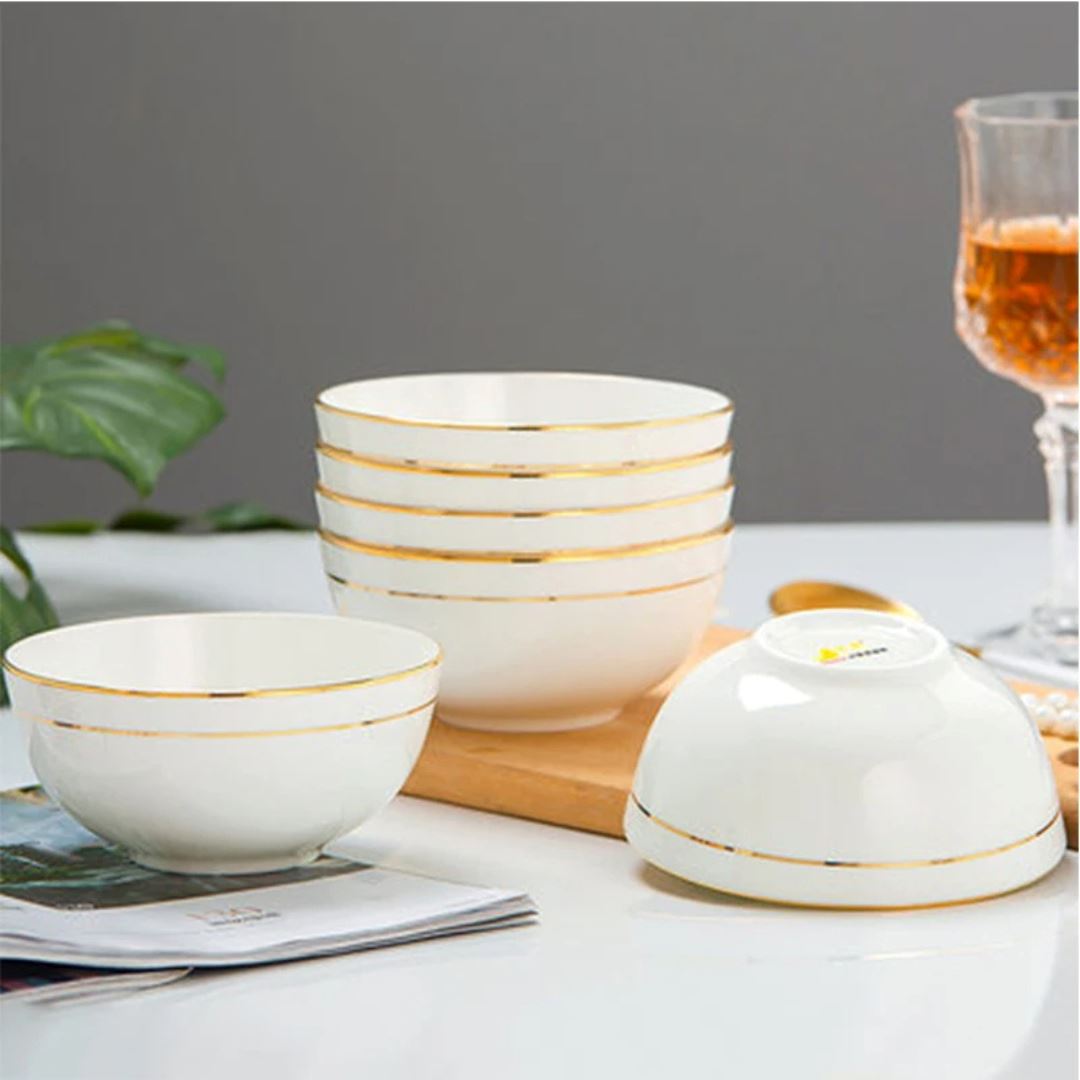 Conjunto de Tigelas em Porcelana - Luxo e Elegância Linha Premium019 Cozinha com Estilo 