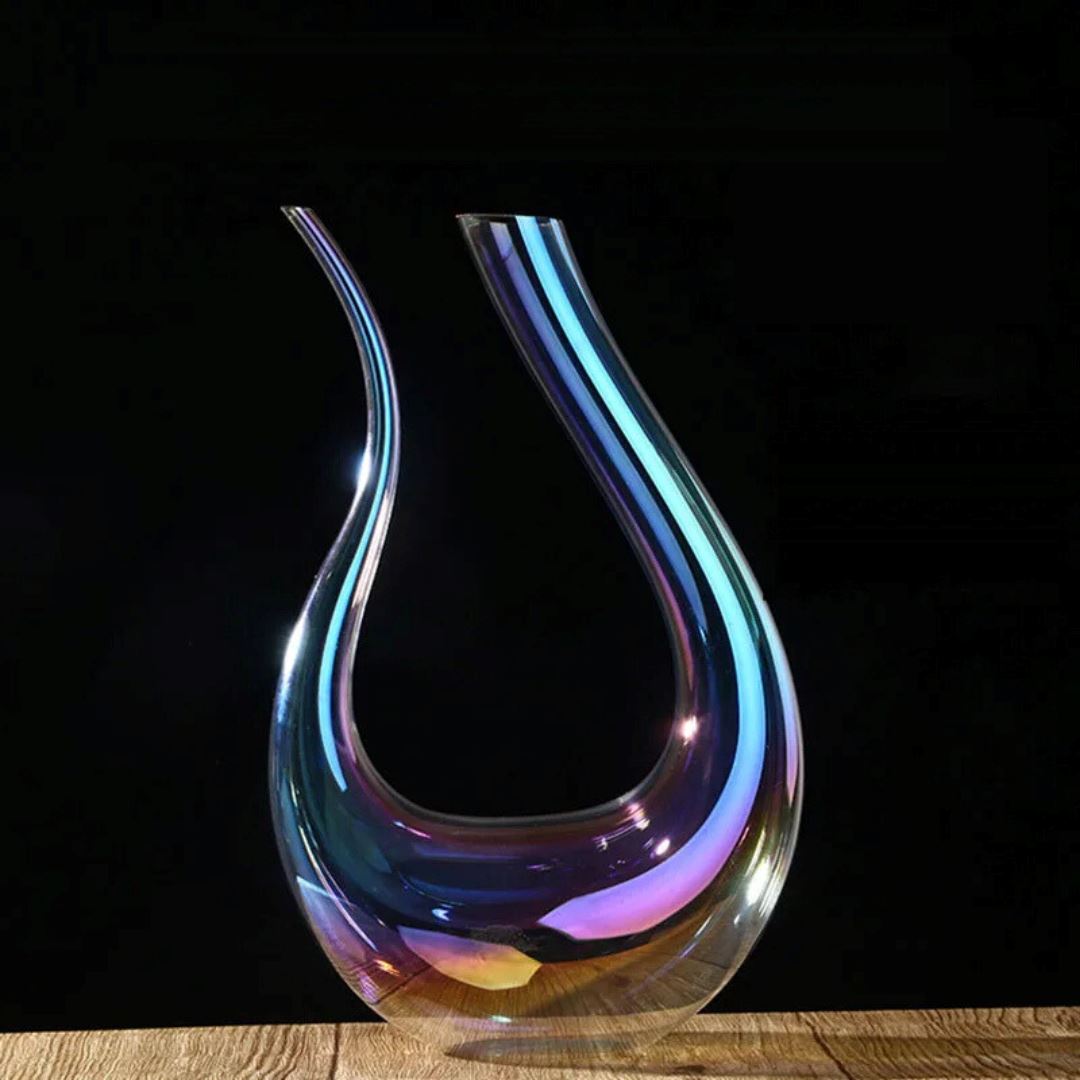 Conjunto Decanter e Taças Cristal Colorido - Para Celebrar com Estilo Vinho019 Cozinha com Estilo 